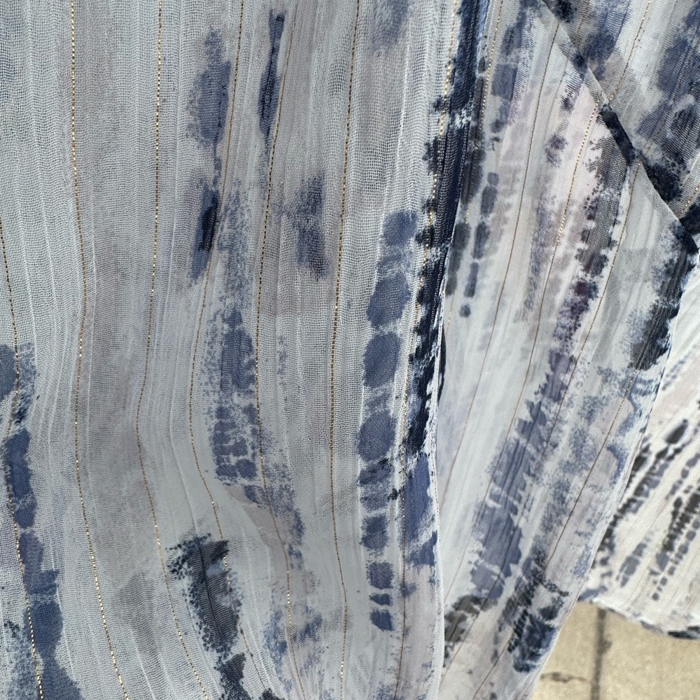 Sheer swim cover gold detail gently loved